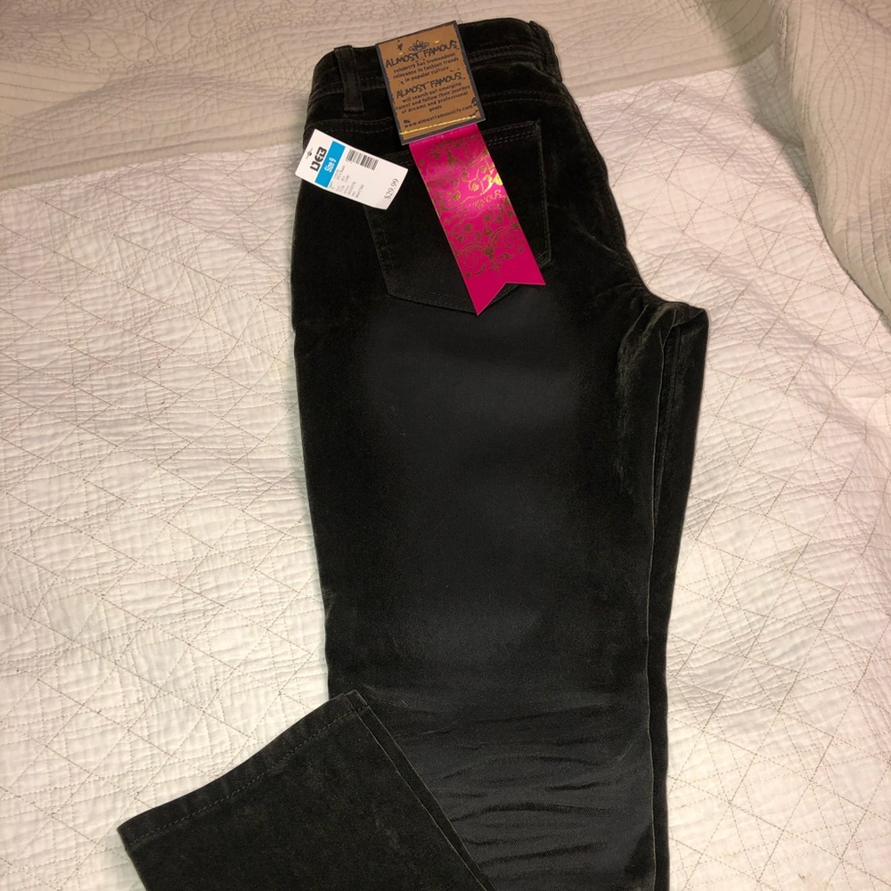 Suede pants
